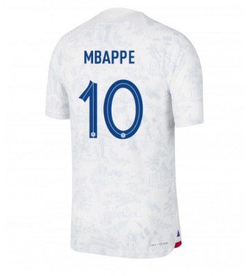 Lacne Muži Futbalové dres Francúzsko Kylian Mbappe #10 MS 2022 Krátky Rukáv - Preč